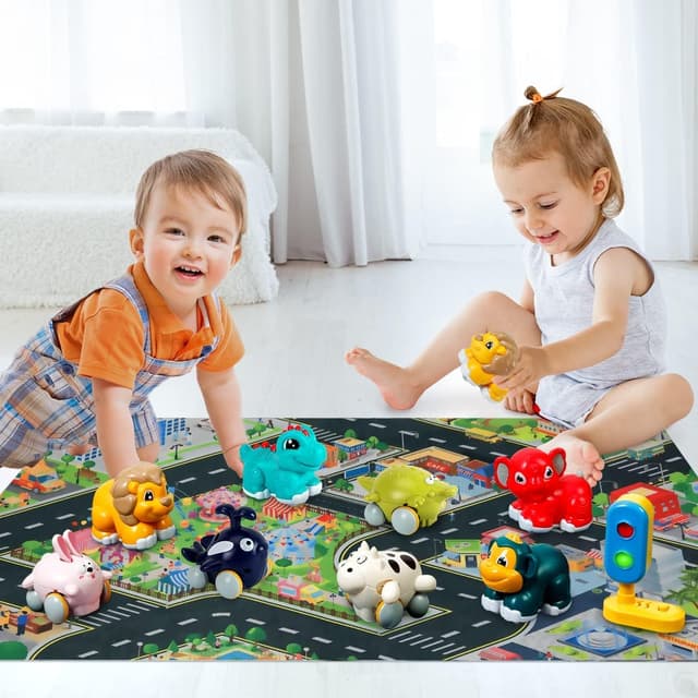 Detalle 2 de HahaGift Animal Car Toys 12-18 Months