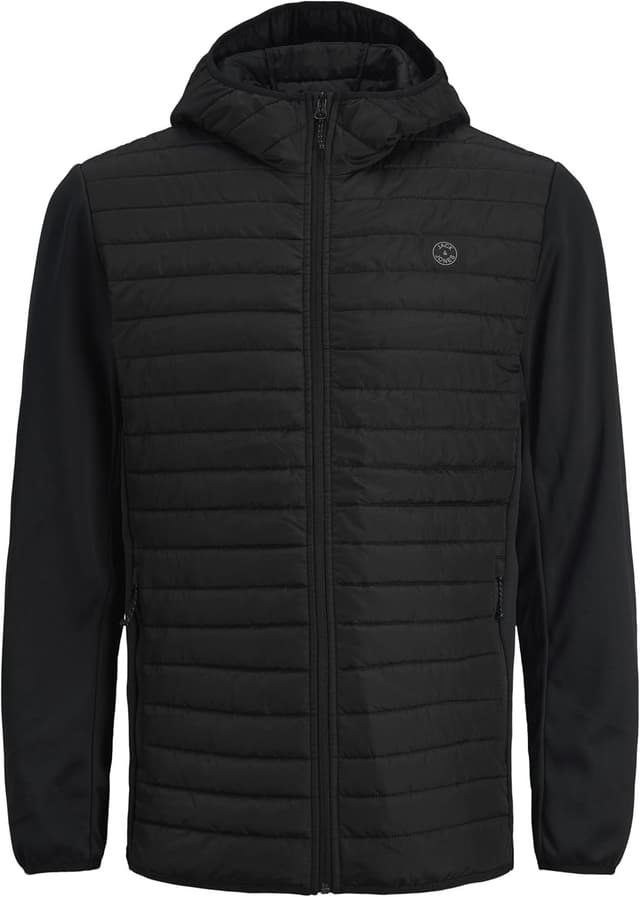 Detalle de JACK & JONES Herren Hybridjacke (Regular Fit) aus 100% Polyester