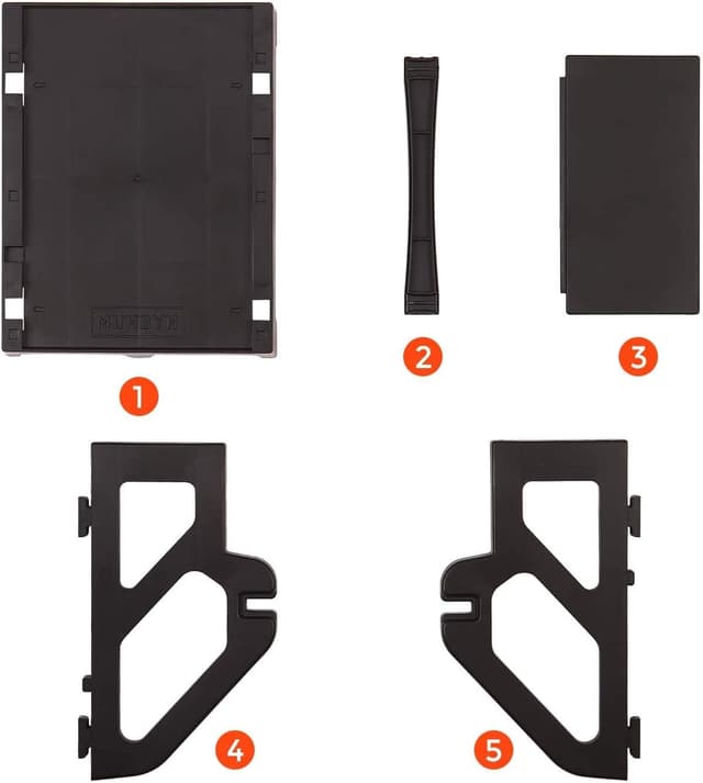 Thumbnail 6 de MUNBYN ILH01 Black label holder for roll and stack fan-fold thermal labels