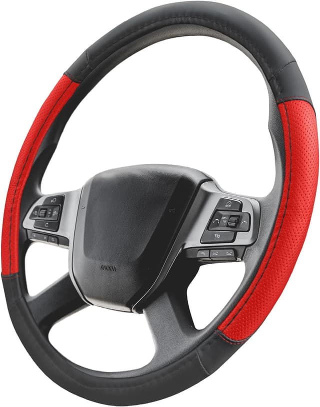 Thumbnail 6 de Upgrade4cars Couvre Volant Camion 44-46 cm Noir đźšš