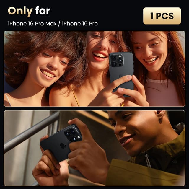 Thumbnail 5 de WSKEN Camera Lens Protector for iPhone 16 Pro 9H