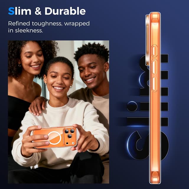 Thumbnail 6 de Qasyfanc Magnetic Case for iPhone 17 Pro Max (6.9") with Privacy Screen Protectors (Clear)