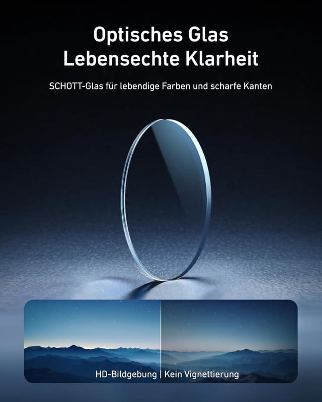 Thumbnail 6 de TELESIN Filter-Set für Action 6 mit VND 2-32