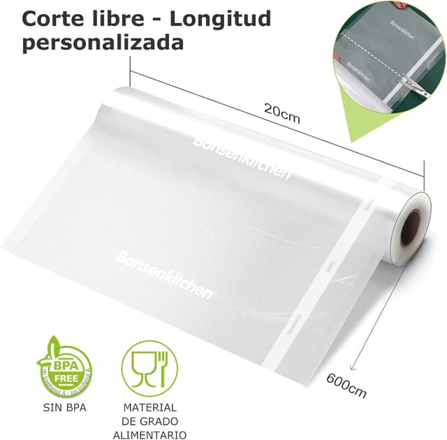 Thumbnail 4 de Bonsenkitchen VB3206 Rollos al Vacío 20x600 cm