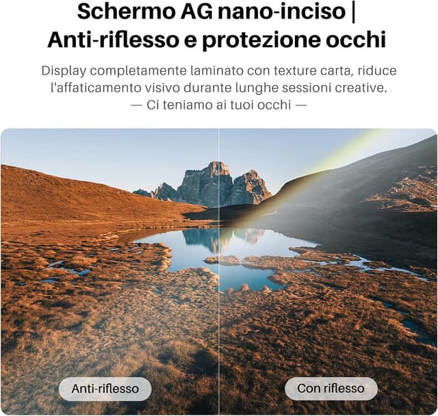 Detalle de HUION Kamvas Slate 13 (12,7”): tavoletta grafica con schermo autonoma Android 14, 2K QHD, H-Pencil