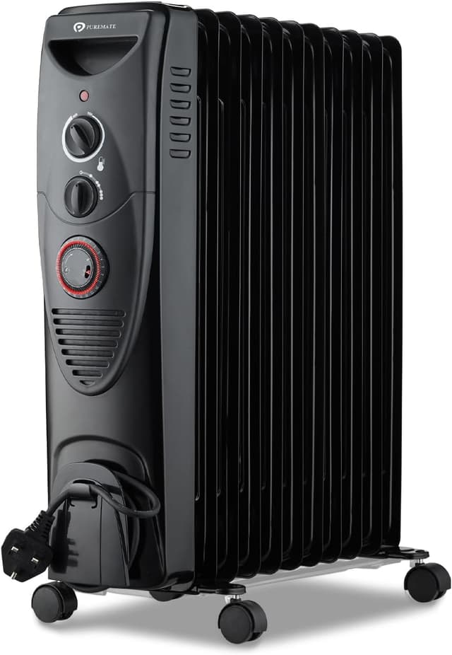 Imagen de PureMate Oil Filled Radiator 2500W — 11-fin heater en OfertitasTOP