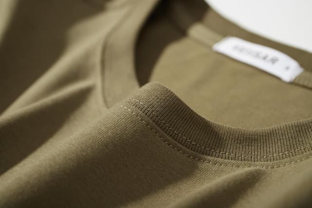 Detalle de VEIISAR Herren dickes Langarm-Rundhals-T-Shirt aus 100% Baumwolle (Heavy Duty, pre-shrink)