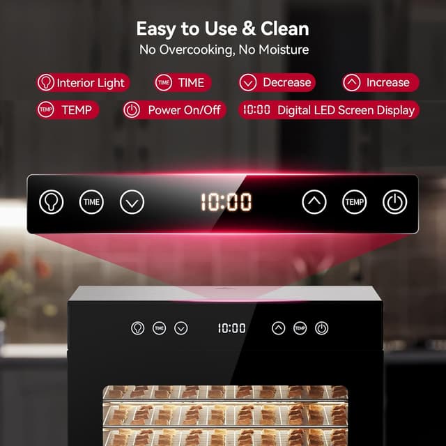 Thumbnail 1 de Food Dehydrator 8-Tray, 650W Adjustable Timer 🍽