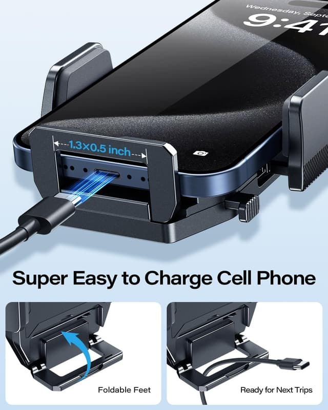 Thumbnail 4 de APPS2Car Supporto Cellulare Auto CD 360°