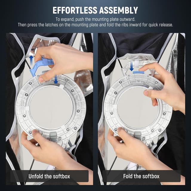 Thumbnail 1 de NEEWER NS61P 12 x 47in Rectangular Softbox