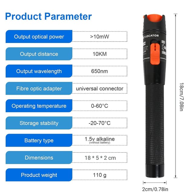 Thumbnail 1 de Osairous Localizzatore di Guasto Visivo 10mW