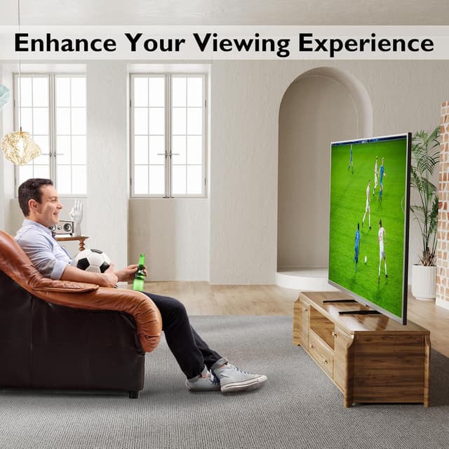 Thumbnail 6 de BONTEC TV Standfuß 22–65 Zoll höhenverstellbar