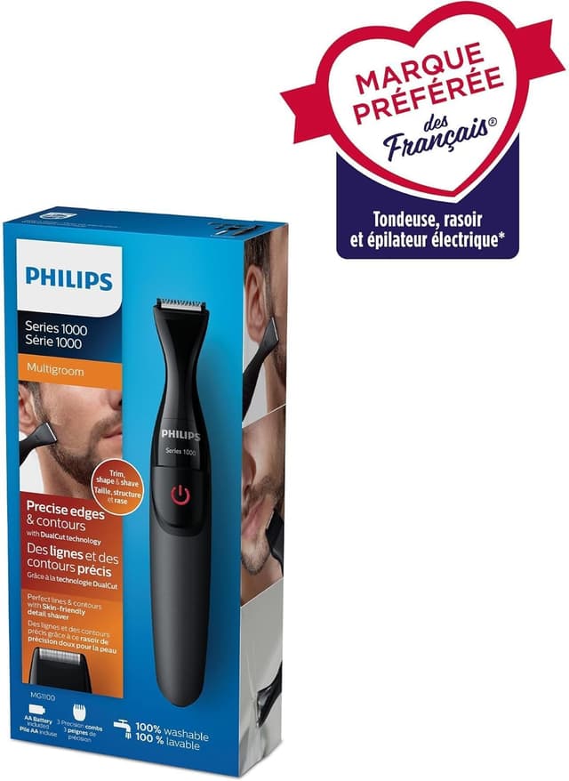 Thumbnail 4 de Philips MG1100/16 Rifinitore di precisione per barba e baffi