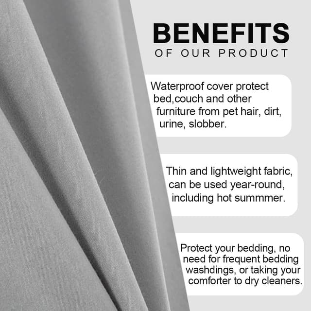 Detalle 2 de DUJUIKE copriletto impermeabile 230x300