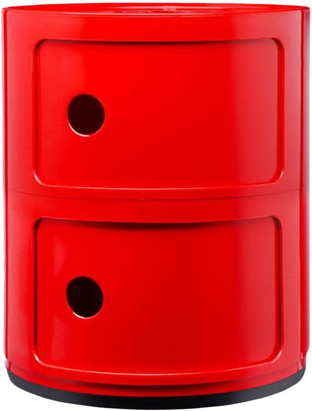 Imagen de Kartell Componibili contenitore 2 elementi rosso, base tonda en OfertitasTOP