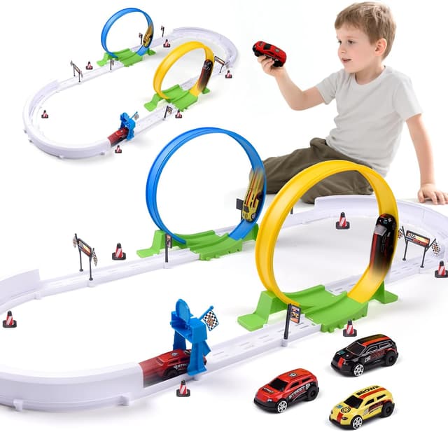 Thumbnail 6 de Havnidy circuit looping auto enfants 360°