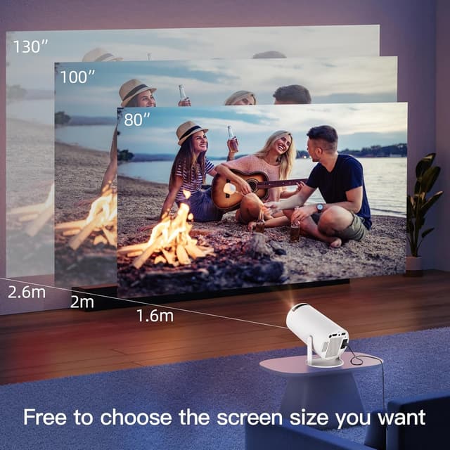 Thumbnail 2 de Mini Projector with WiFi 6 and Bluetooth