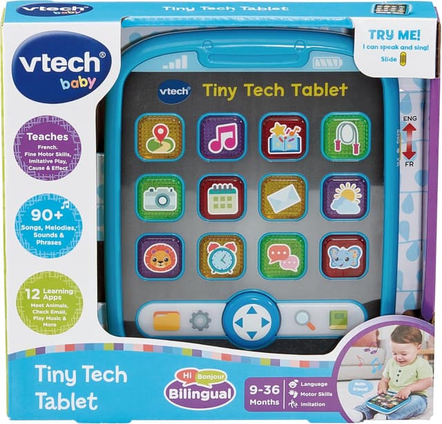 Detalle 2 de VTech Tiny Tech Tablet 9 months+ learning