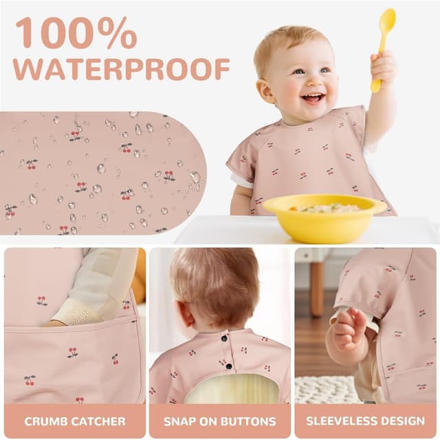 Detalle de Vicloon bavoir bébé PU imperméable