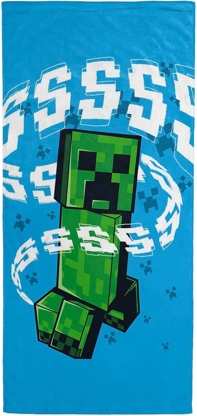 Imagen de Jay Franco Minecraft Creeper Towel 71x147cm en OfertitasTOP