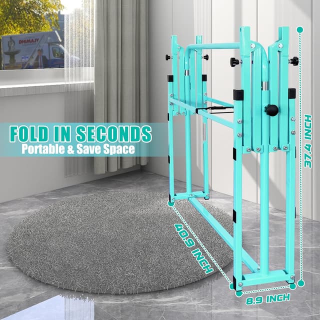 Thumbnail 5 de MARFULA Foldable Gymnastic Bar, 9 Height Levels ⚙