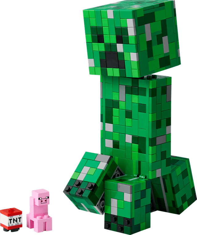 Detalle de LEGO Minecraft Der Creeper 21276 – Creeper-Modell mit Action- und Modellmodus