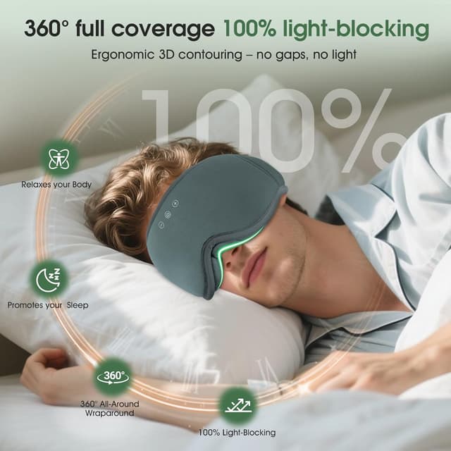 Detalle de MUSICOZY sleep mask headphones, 14H playtime