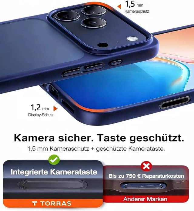 Detalle 2 de TORRAS Guardian iPhone 17 Pro 3,66 m