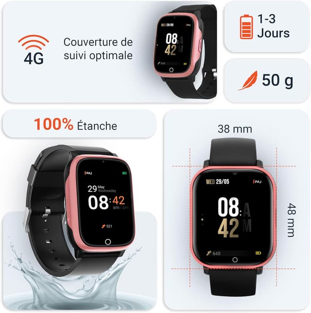 Thumbnail 5 de PAJ SMARTWATCH Finder 4G pour Enfants Rose
