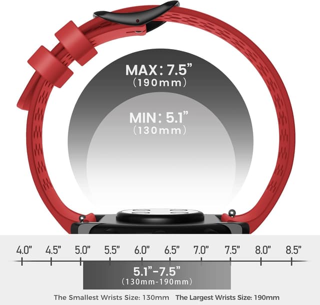 Thumbnail 4 de ANBEST cinturino in silicone sportivo compatibile con Polar Vantage M/M2 e Grit X (sgancio rapido)