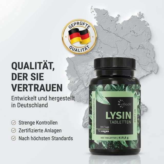 Thumbnail 4 de Vihado Lysin Tabletten 800 mg 365 St