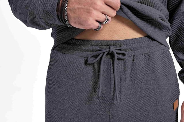 Thumbnail 5 de JMIERR Men's Knit Jacquard Tracksuit 2-Piece