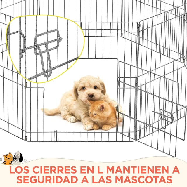 Thumbnail 2 de Yaheetech vallas para perros 8 piezas