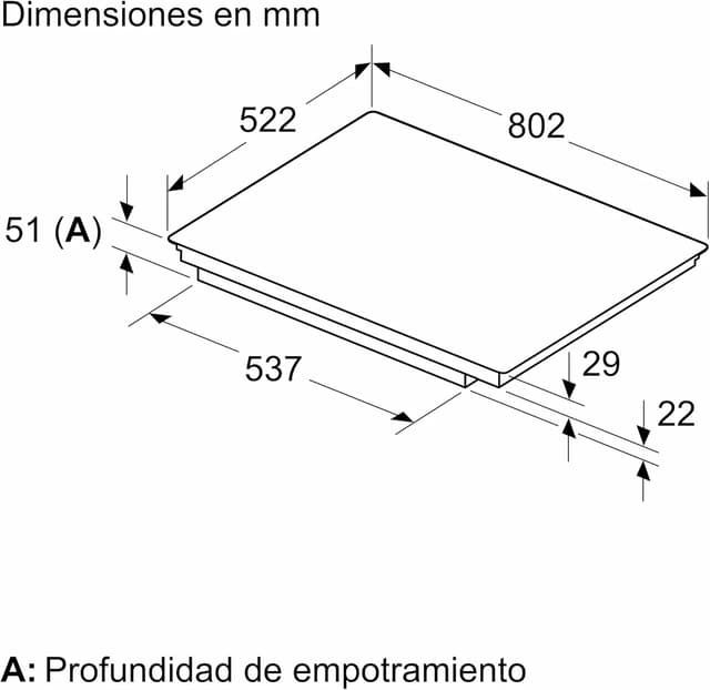 Thumbnail 6 de Balay 3EB985LH Placa de inducción 80 cm, 4 zonas