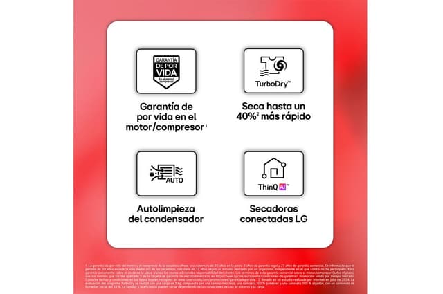 Detalle de Samsung RC80V9AV2W Secadora 8 kg A+++