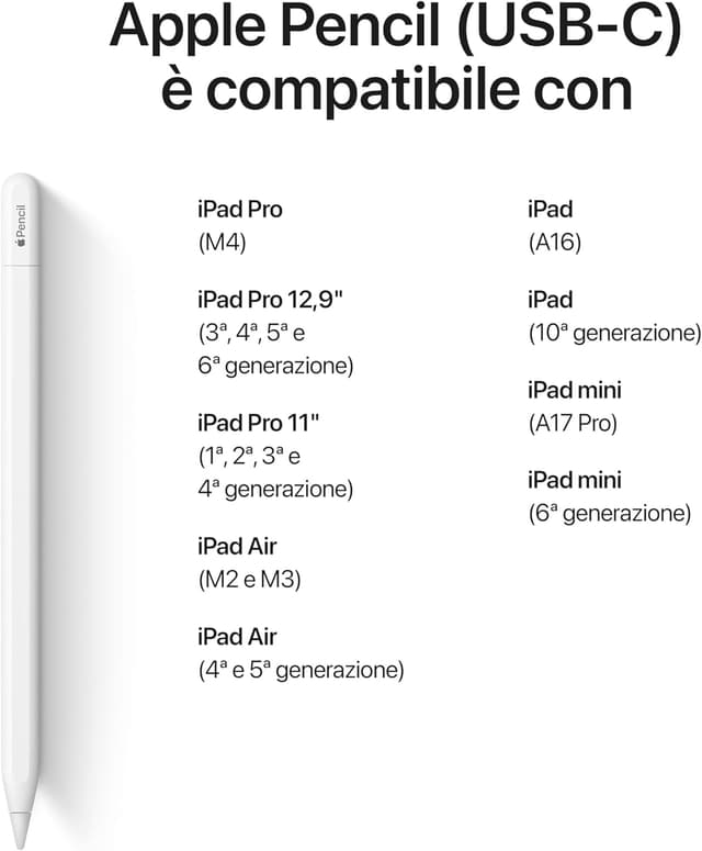 Thumbnail 3 de Apple Pencil (USB-C) precisione ✏
