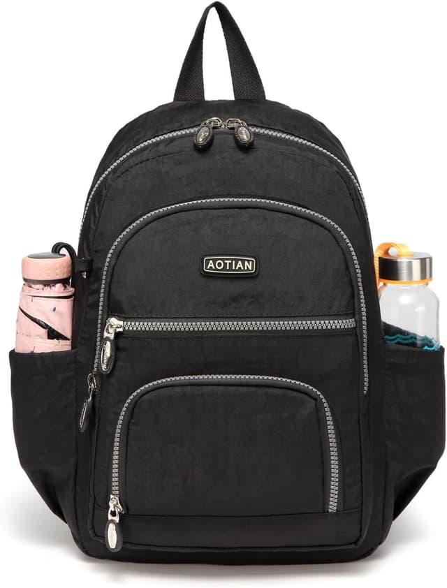 Detalle 2 de AOTIAN 9 litre nylon backpack, Black
