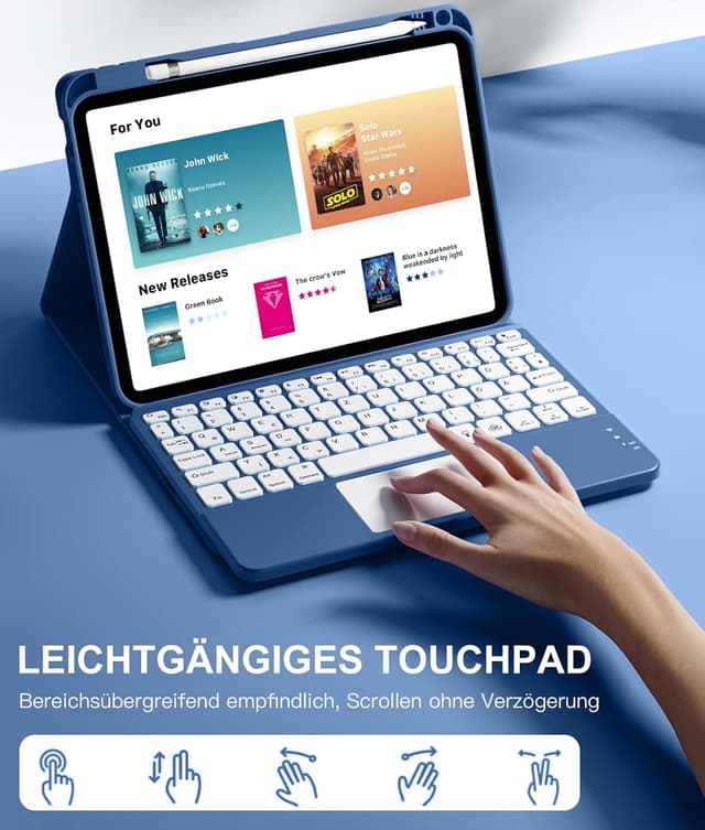 Detalle de Vobafe Touchpad Hülle 11 Zoll