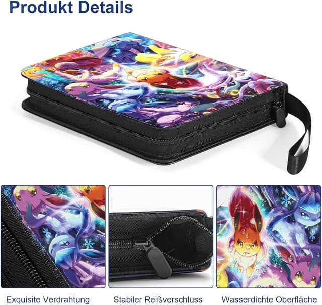 Thumbnail 3 de Herritozl Sammelalbum Pokemon Karten 50 Seiten