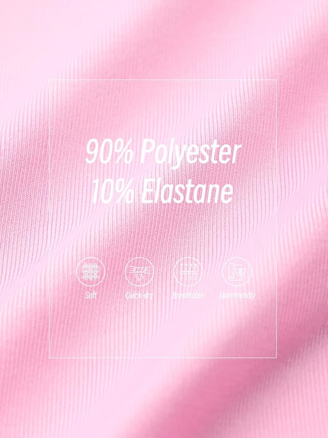 Detalle de QWE 5-Pack Girls Athletic Shorts (Soccer, Running & Basketball) with Drawstring Pocket