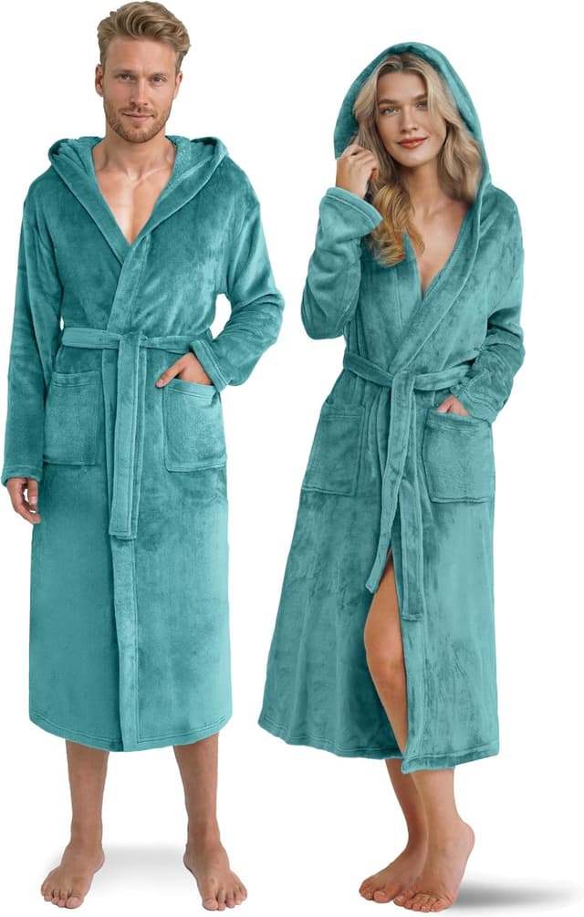 Detalle de Twinzen Kuschelfleece Morgenmantel S