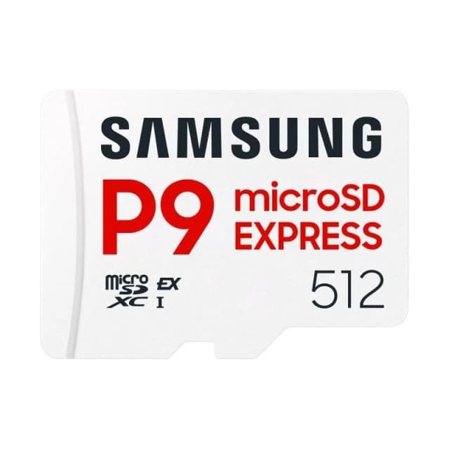 Detalle de Samsung P9 Express 512GB microSD velocidad 800 MB/s