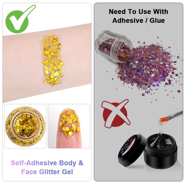 Thumbnail 4 de URAQT Body Glitter Gel 💄