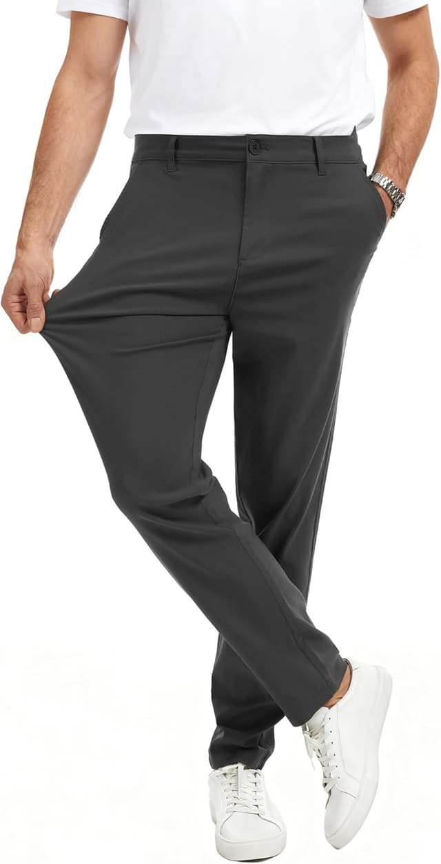 Thumbnail 6 de YYIDATON Herren-Chino Slim Fit Super Stretch