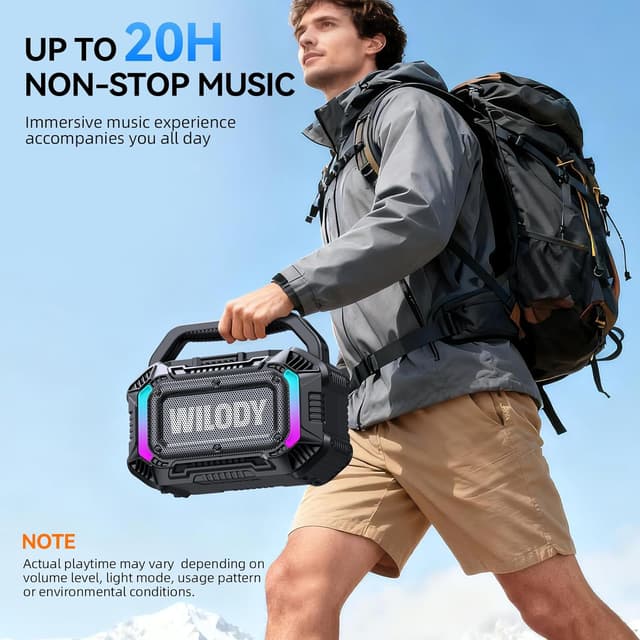 Thumbnail 5 de Wilody 100W Bluetooth Outdoor Speaker with Bass