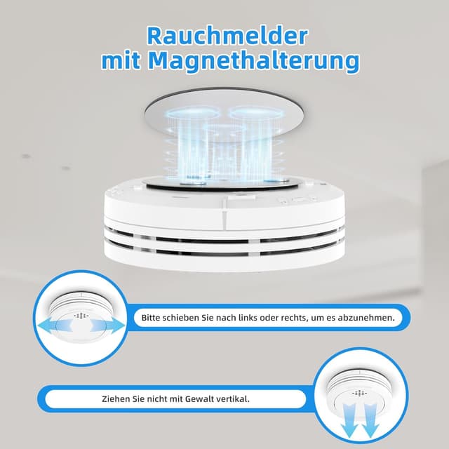 Detalle de XINDUM 10-Jahre Rauchmelder Set 6