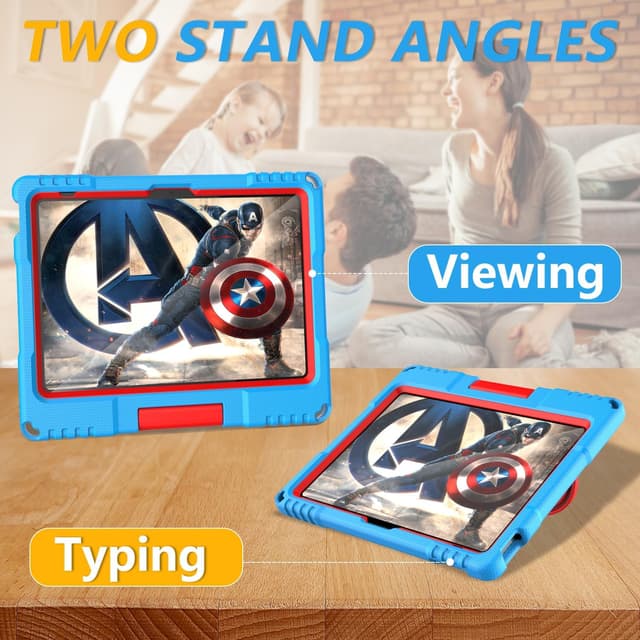 Thumbnail 3 de TrendGate kids iPad case with built-in screen protector (A16 11-inch / iPad 10th gen 10.9-inch) – Blue