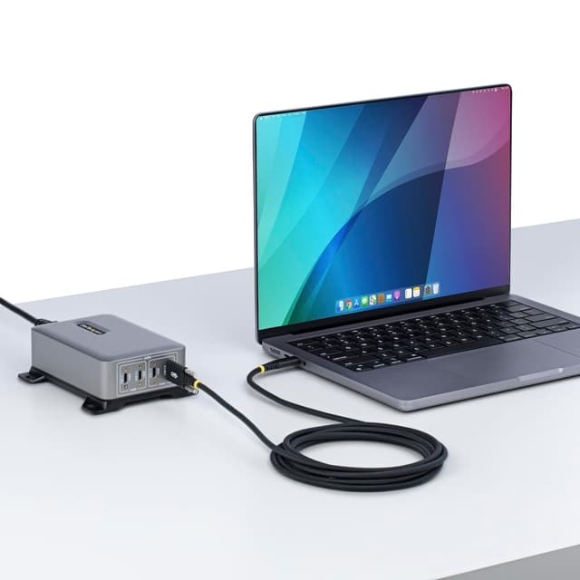 Thumbnail 6 de StarTech.com 10ft (3m) USB-C Charging Cable with Side Screw Locking, 240W (5A) PD EPR, USB-IF Certified