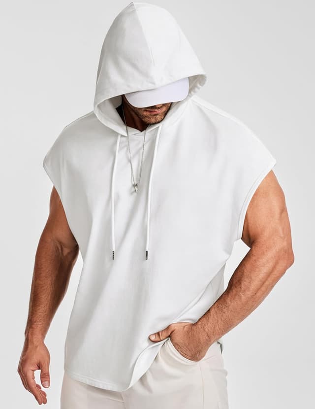 Detalle 2 de JMIERR Hooded Drawstring Shirt, Gym hoodie