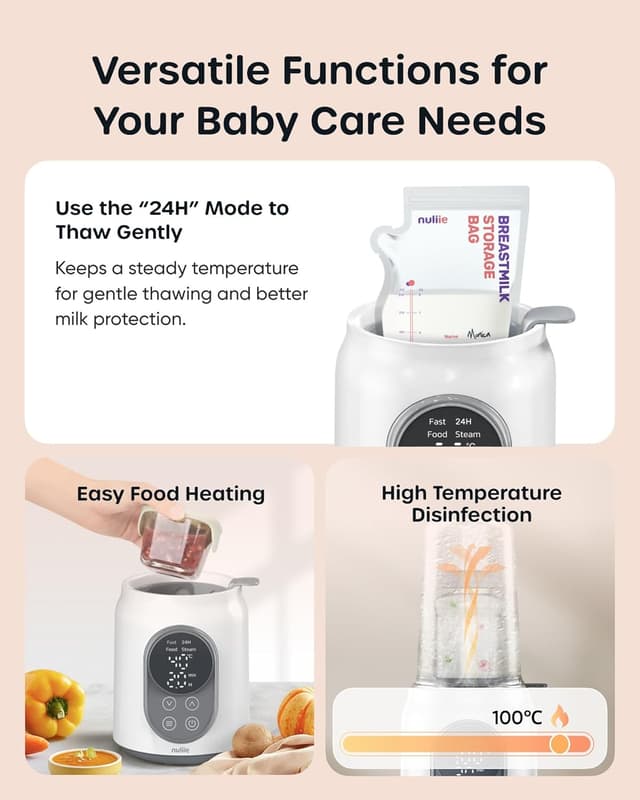 Thumbnail 4 de Nuliie Baby Bottle Warmer 10-in-1 with Digital LCD